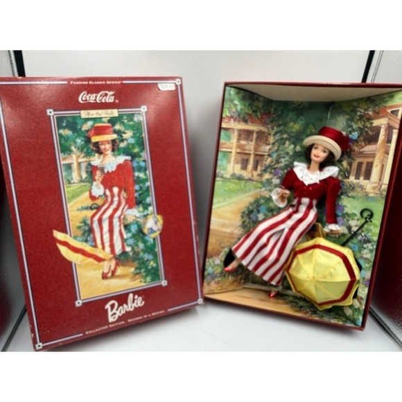 Barbie Other - Coca-Cola After the Walk Barbie Doll 1997 Fashion Classic Series 17306 Mattel